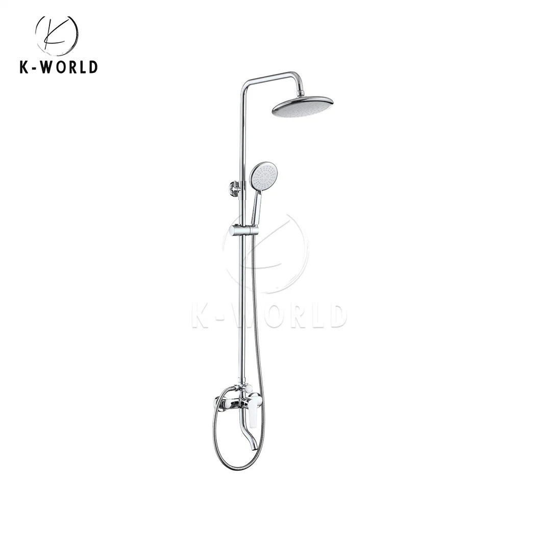 K-World Bathroom Bath Shower Faucet Fabricators ODM Custom Twin Shower Set China Craftsmanship Bathroom Shower System Set