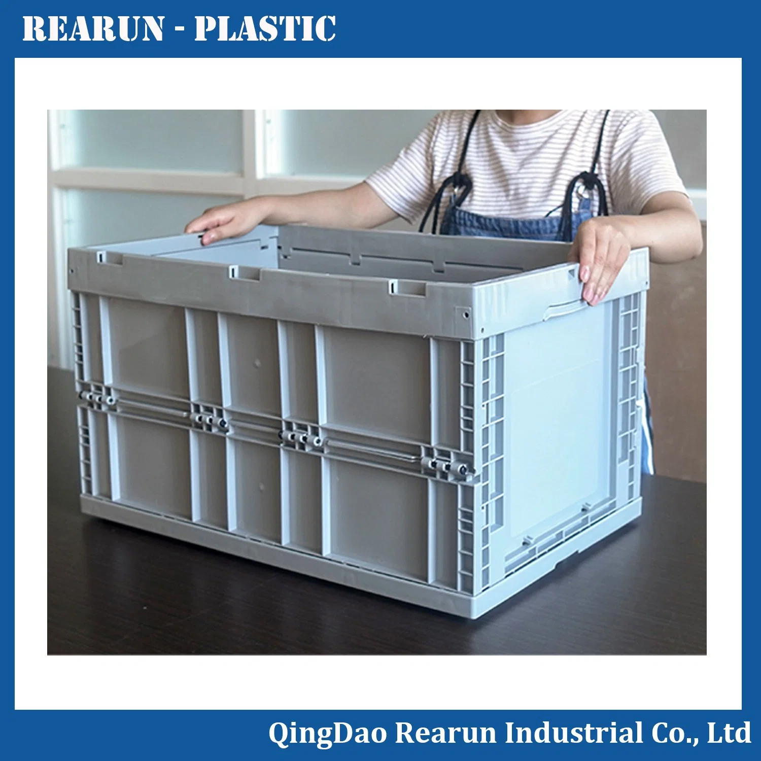 Heavy Duty Recycling Plastic Storage Container for Packing and Sorting