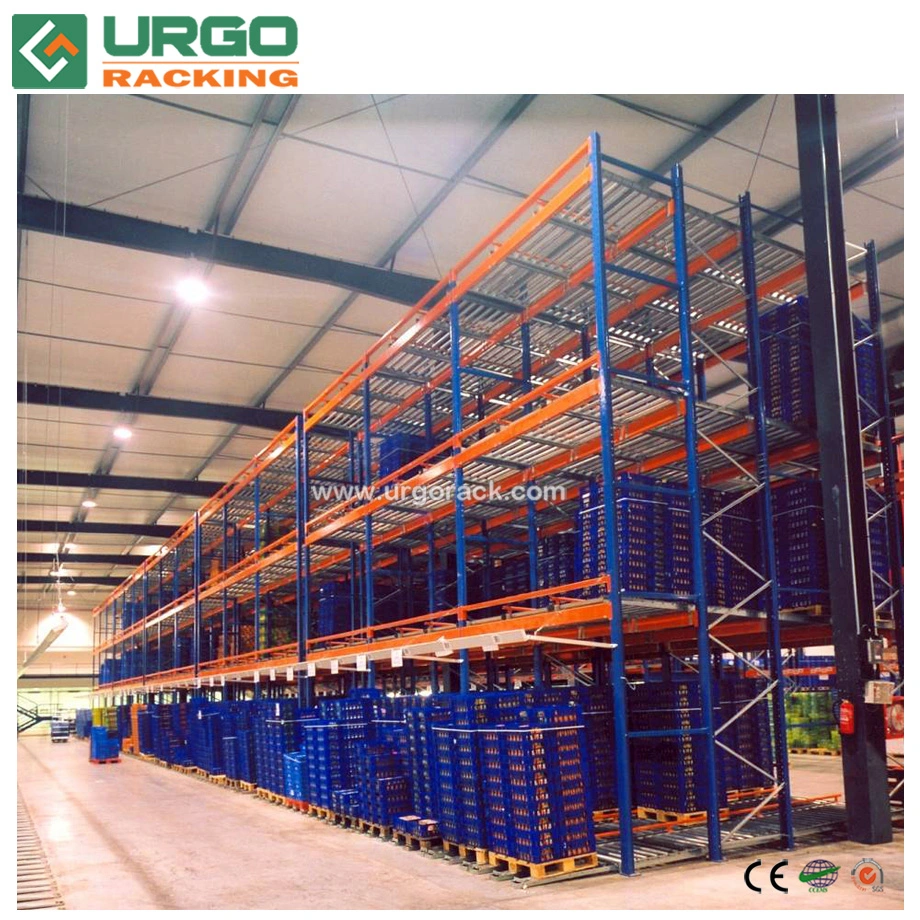 Corrosion Protection Storage Gravity Roller Pallet Rack