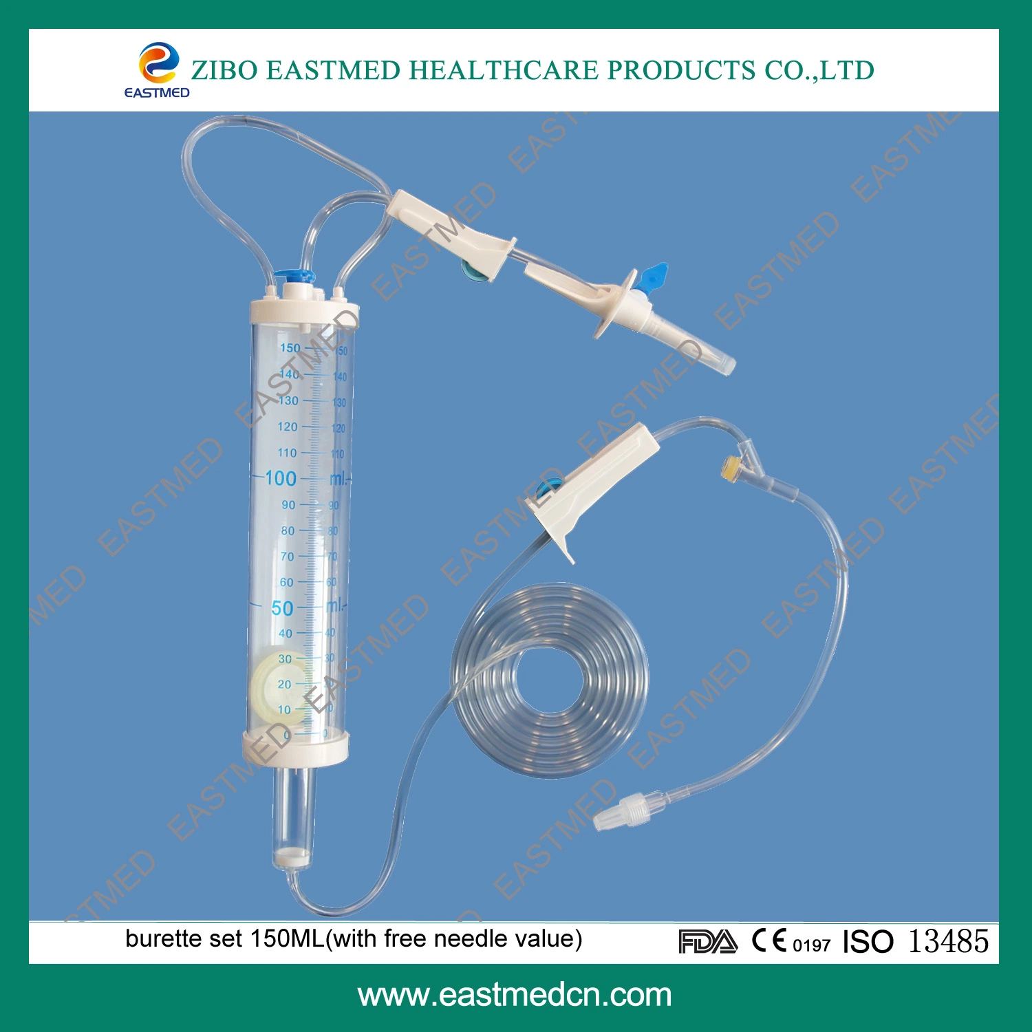 Burette Set 100ml 150ml Infusion Set Without Valve Ce&ISO