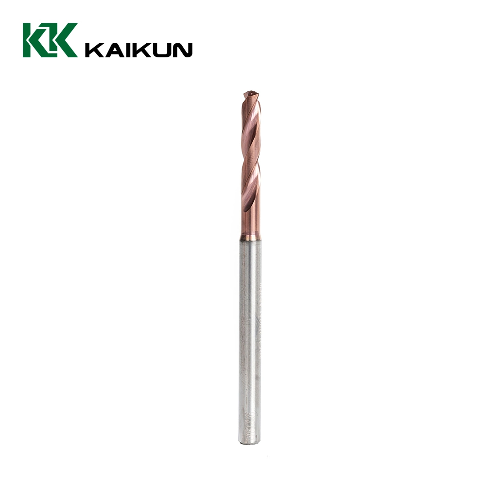 Solid Carbide Custom Step Drills with Thru Coolant Milling Cutter Twist Drill Bits Drilling Tool