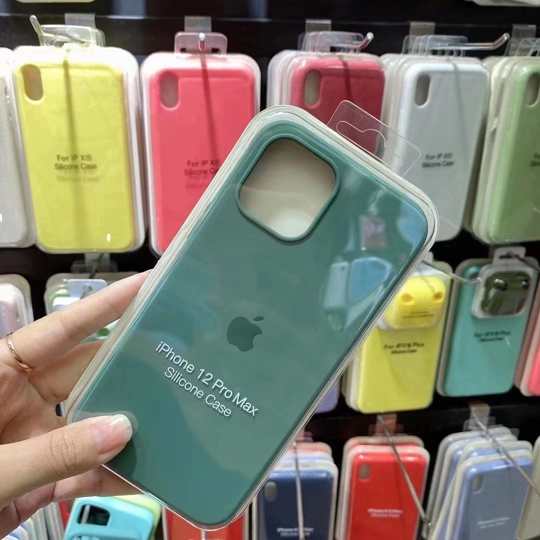 مصنع بالجملة الهاتف النقال رخيصة غلاف علبة سيليكون لهاتف iPhone