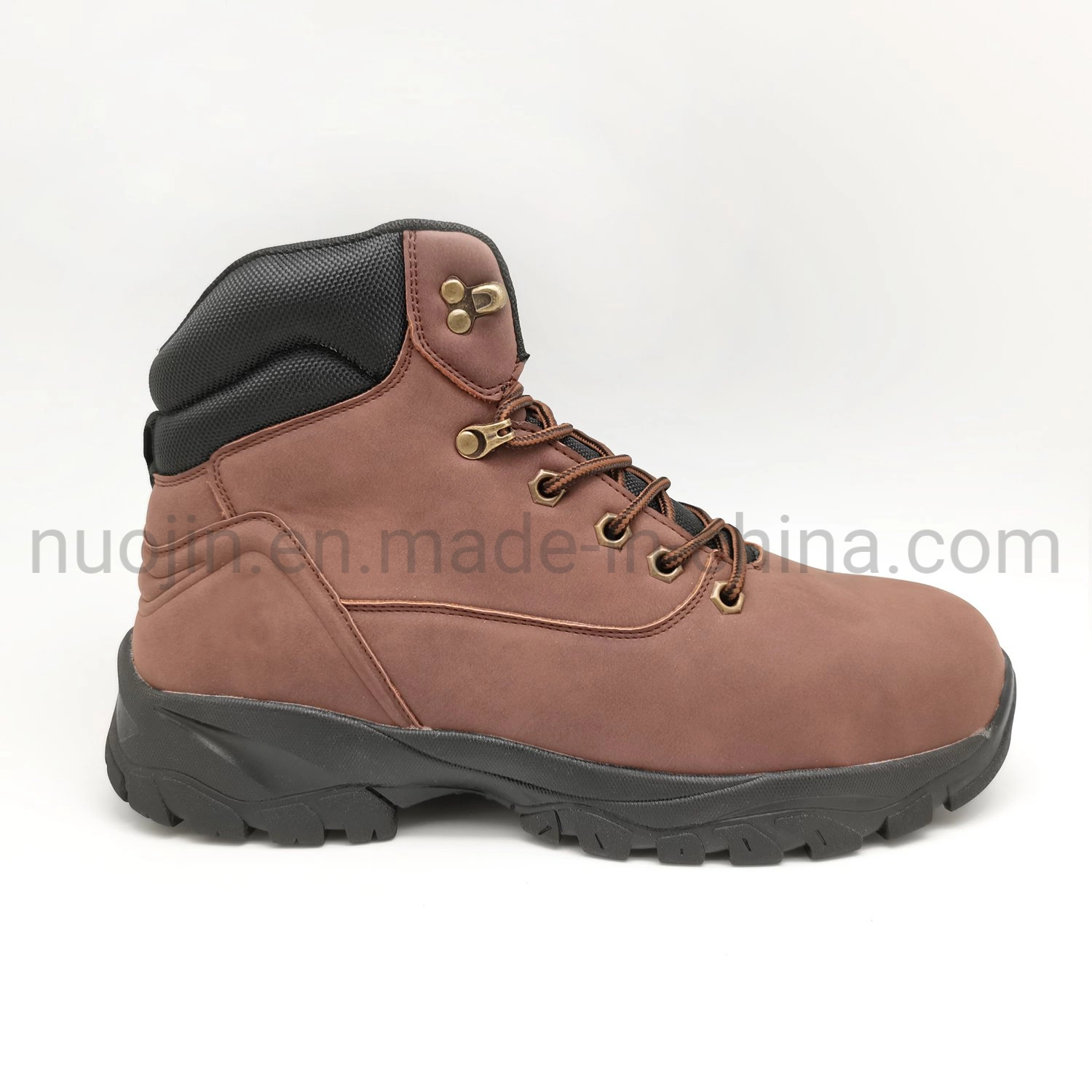 PU Leather Anti Slip Wearable Outdoor Safety Work Boot Hiking Shoes for Men