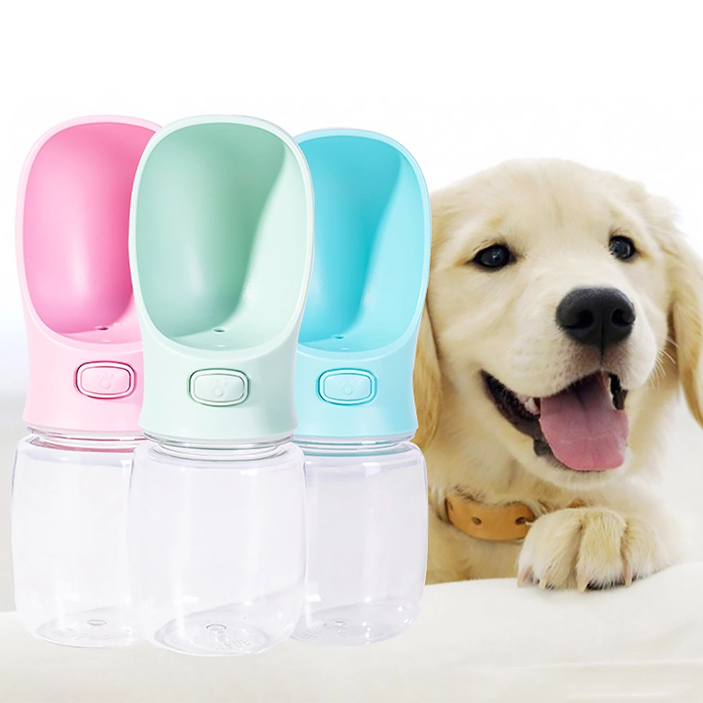 Pet Portable Outdoor Automatic Plastic Water Food Bottle for Dog and Cat