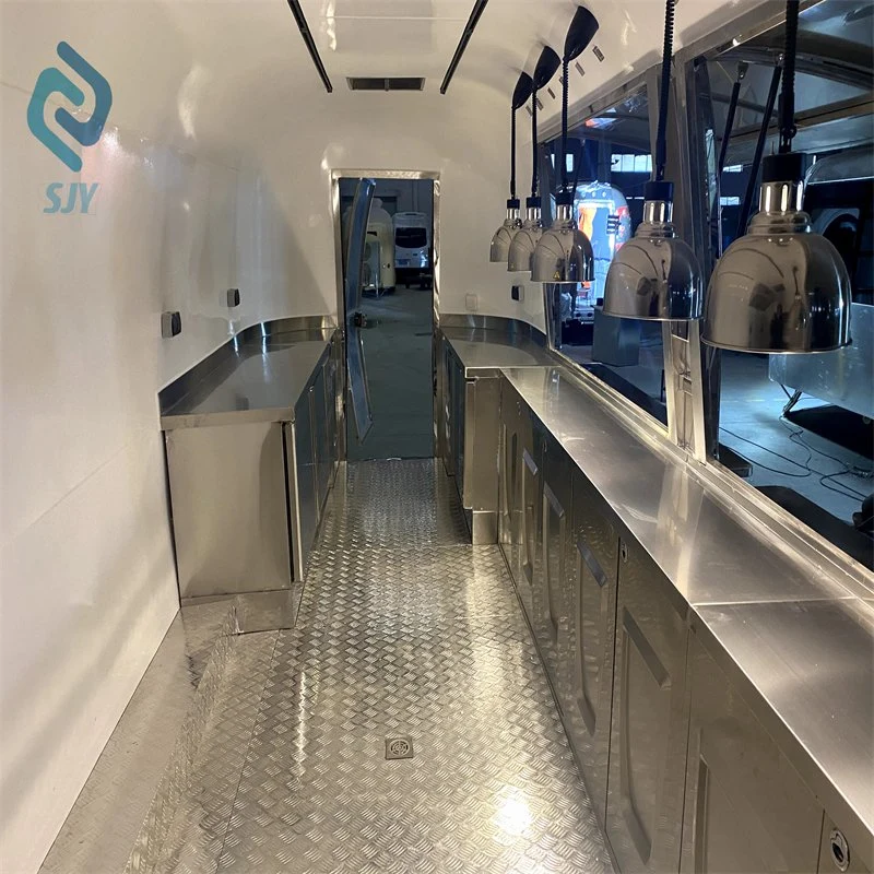 Unique Design Food Trailer Airstream Mobile Snack Food Truck USA