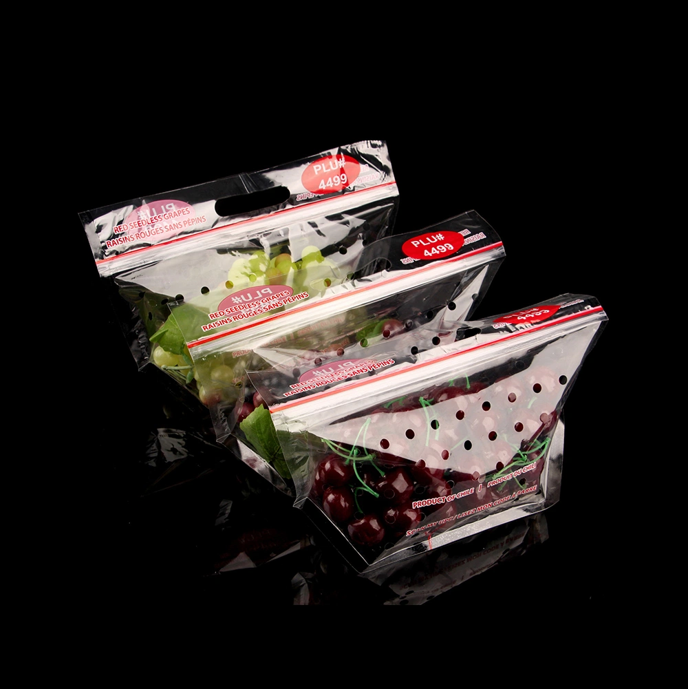 Clear Fresh Vegetables Packaging Plastic Bag for Sale