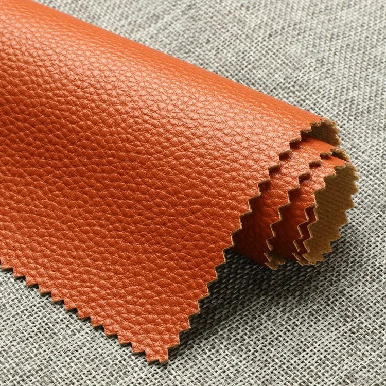 Apoio de algodão de imitação de couro PU sintético para o saco e Sala
