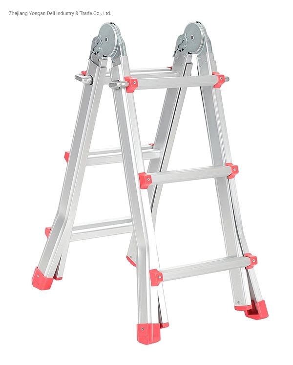 En131 New Design 4X5 Step Adjustable Aluminium Multipurpose Ladder