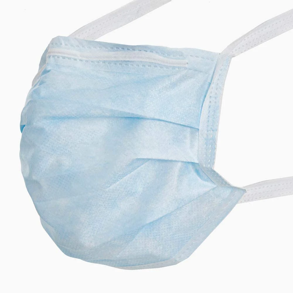 3 Layer Disposable Procedure Surgical Masks Skin Friendly with High Density Filter Paper