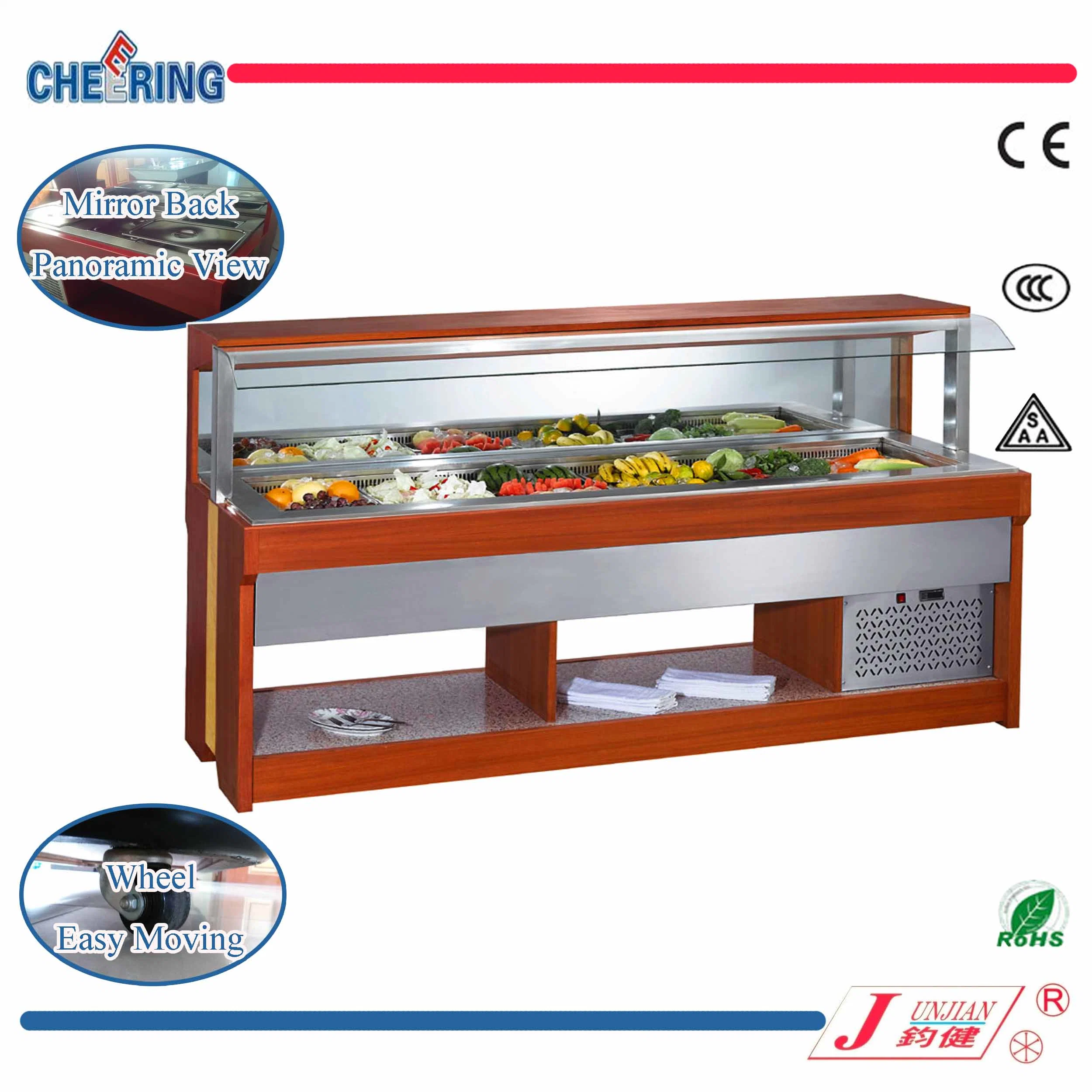 Salad Bar display Case for Cafeteria