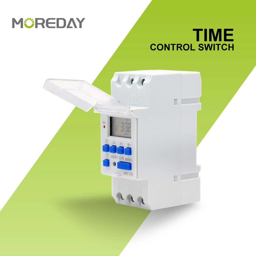 Ahc15A Factory Price Weekly or Daily Digital Programmable Timer Switch 220V 25A Current Microcomputer Time Control Switch