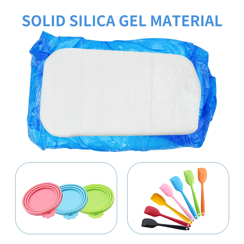 Hardness 30 Silicone Rubber Material Transparent Solid Fumed Silicone Raw Material