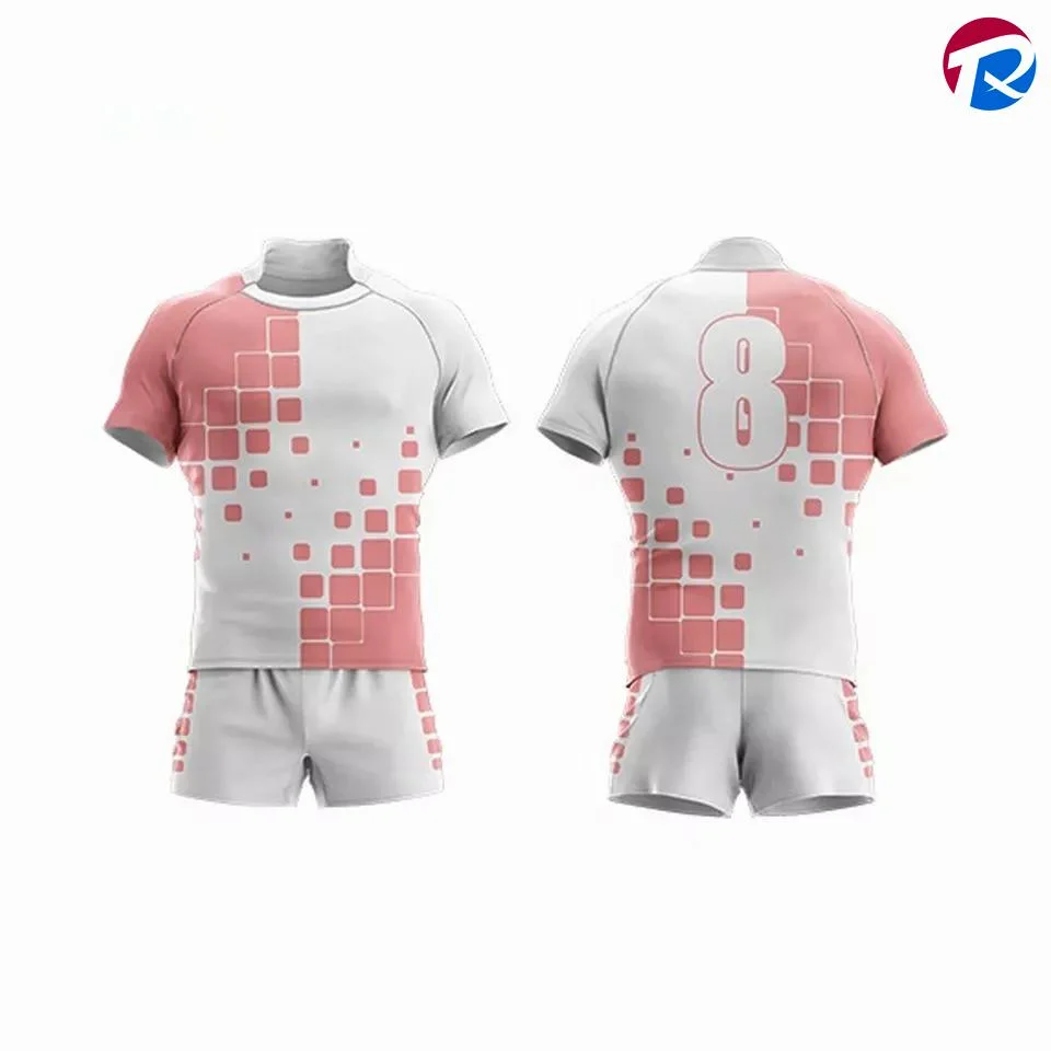 Verrouillage de 280gsm entièrement fait sur mesure d'impression de l'Australie uniforme sublimée Rugby Jerseys Kits