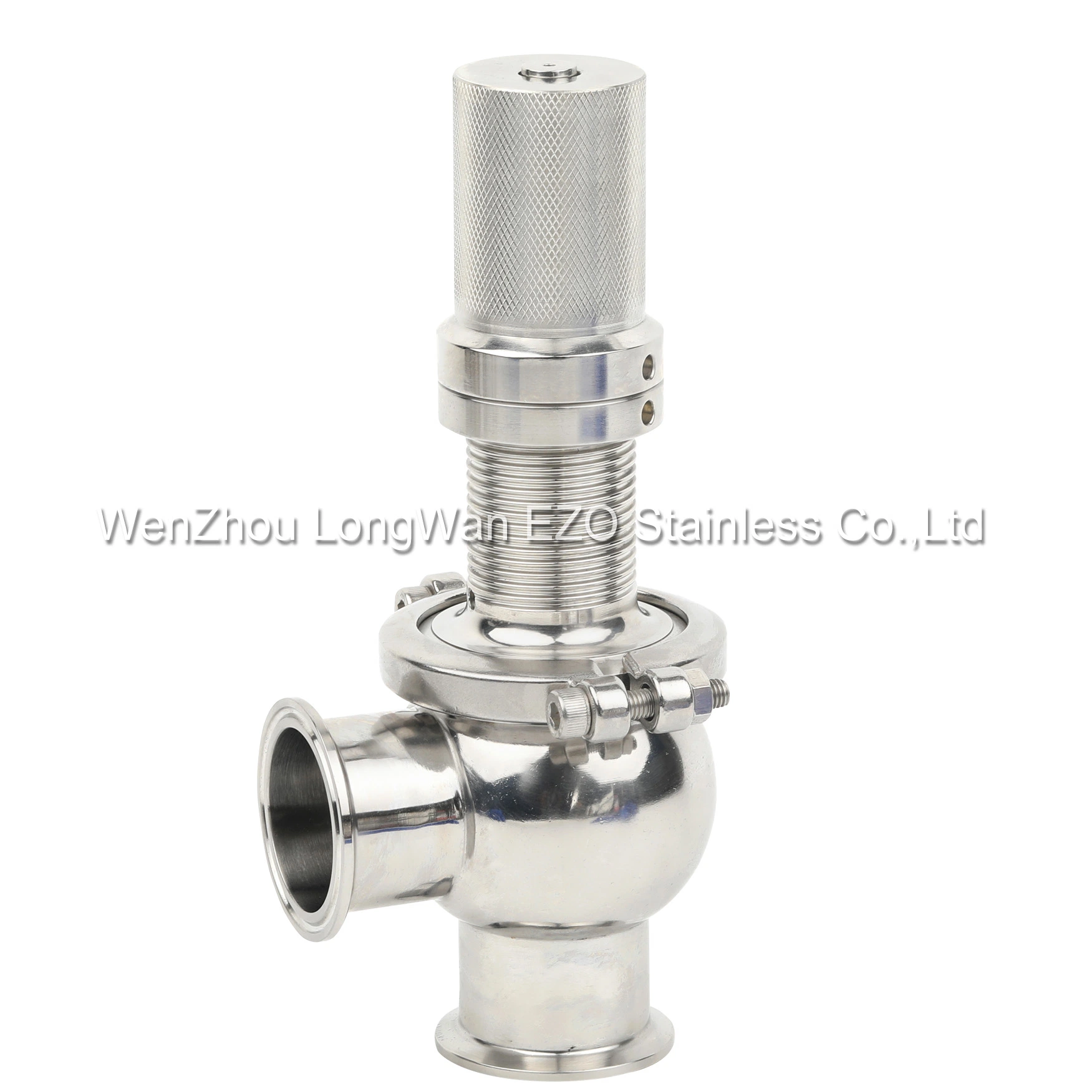 Stainless Steel 316L Clamped in-Line Safety Valve Polished