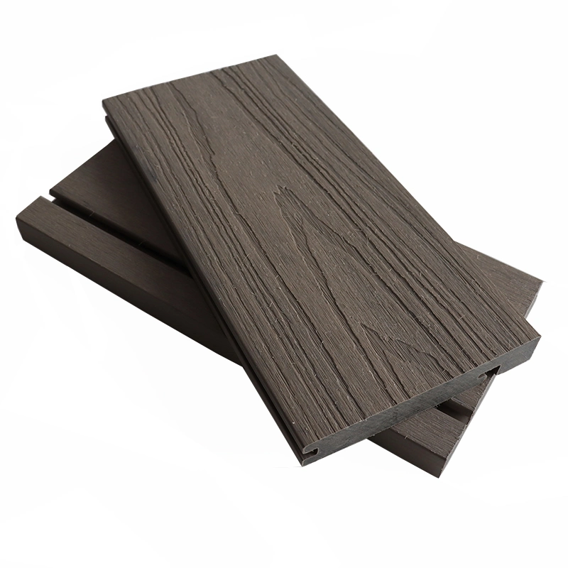 Affordable Real Wood Hand-Feel Clever Concealed Fixings Resilient WPC Decking Board Side Cover