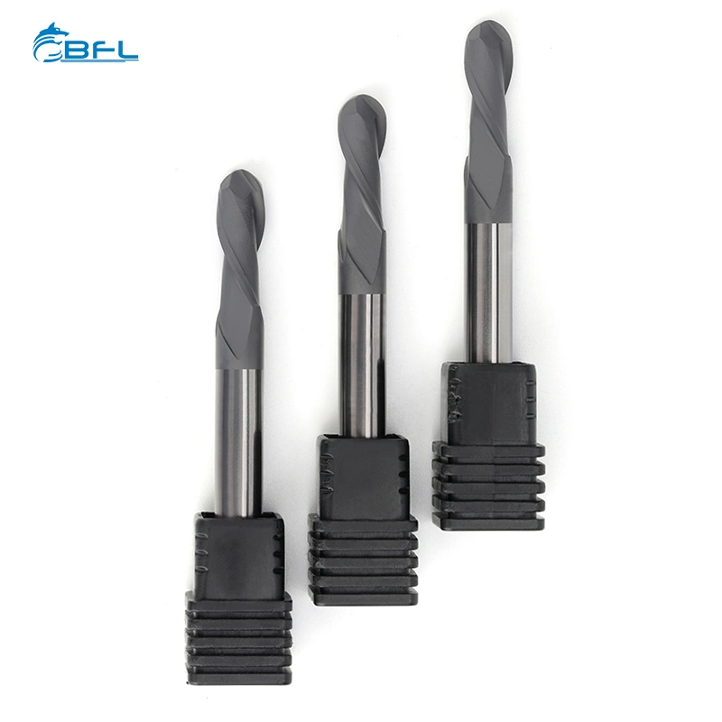 Bfl Solid Carbide Cutting Tools 2 Flutes Ball Nose Cutting Tool with Diamond Coatings