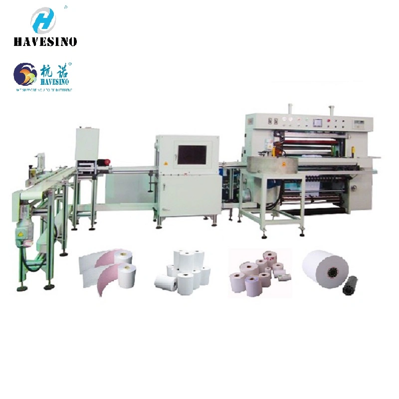Fully Auto Paper Roll Slitter Rewinder Roll to Roll High Accuracy Glitter Thermal Paper Printed Roll Cutting Slitting Rewinding Machine