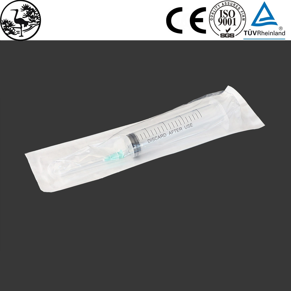 20cc Disposable Sterile Syringe with Neddle for Injection with Blister Packing with CE, ISO, Free Sale Certificate