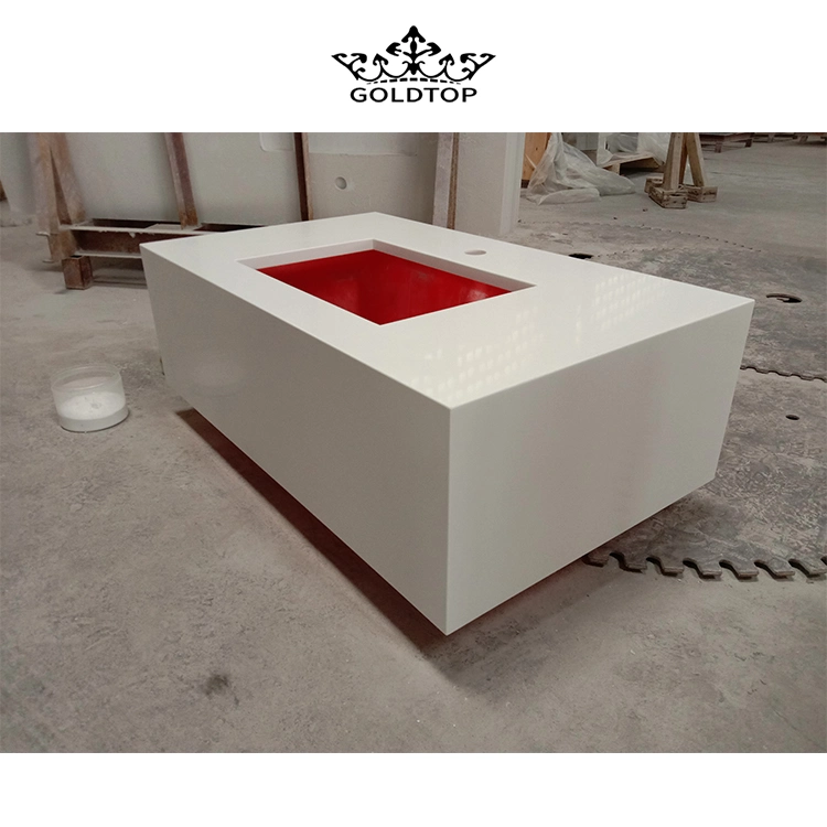 Ogee/Bullnose/Eased/Beveled/etc Edge Process Artificial Stone Exotic Series Quartz Prefab Kitchen Countertop/Bathroom Vanity Top