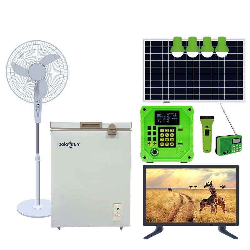 Solar Home Lighting Power Appliances for TV and Fan Energy System