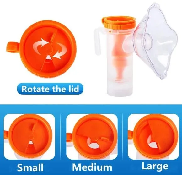 El nebulizador máscaras con 6ml máscara nebulizador boquilla del tubo elástico