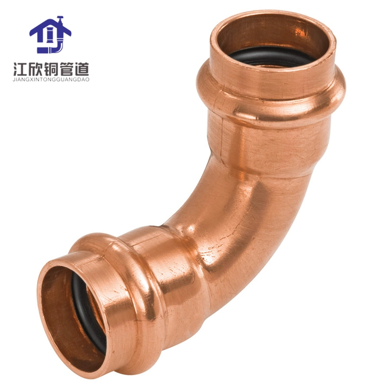 Copper Press Coupling Elbow Tee Sanitary Plumbing Water/Gas Pipe Fitting