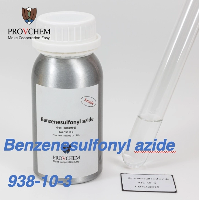 Mejor calidad de líquido transparente Factory Best Seller CAS 938-10-3 Azida Benzenesulfonyl