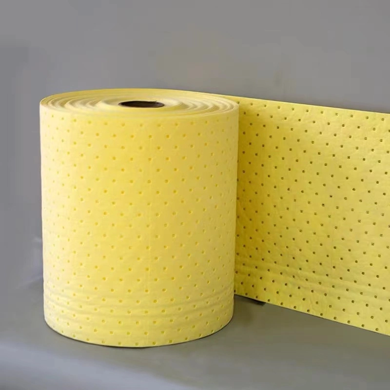 Chemical Spill Dimpled Chemical & Hazardous Spill Absorbent Laminate Rolls