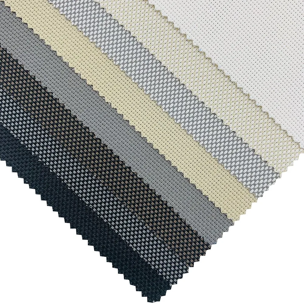 5%/3%/1% Openness Solar Sunscreen Shade Roller Blinds Fabric