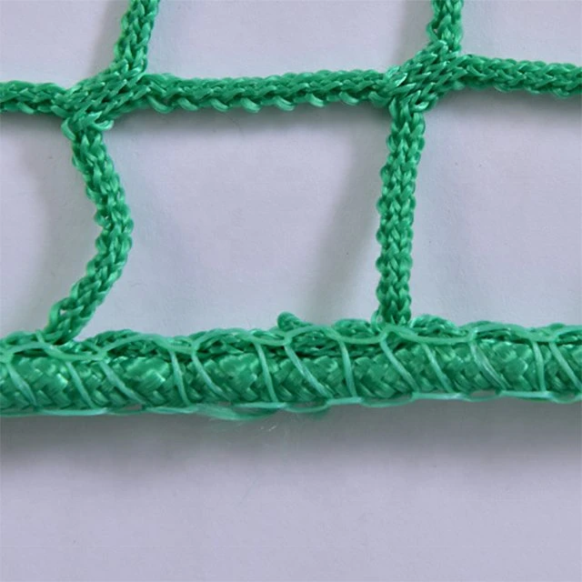 Nylon Knotless Net Soccer White Blue Green PE Sport Outdoor Netting