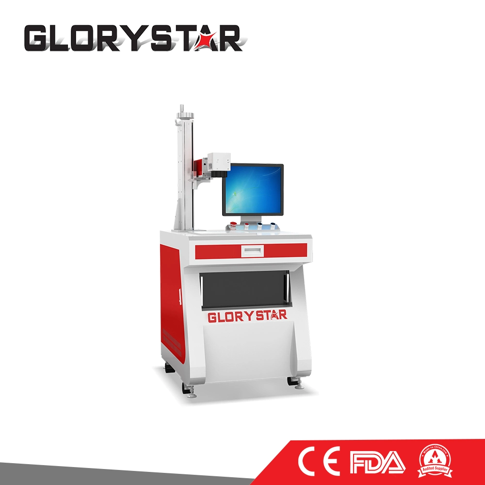 Fiber Laser Marking Machine for Logo Printing 3D Metal Cutting Engraving Plastic Pen Packing Printer