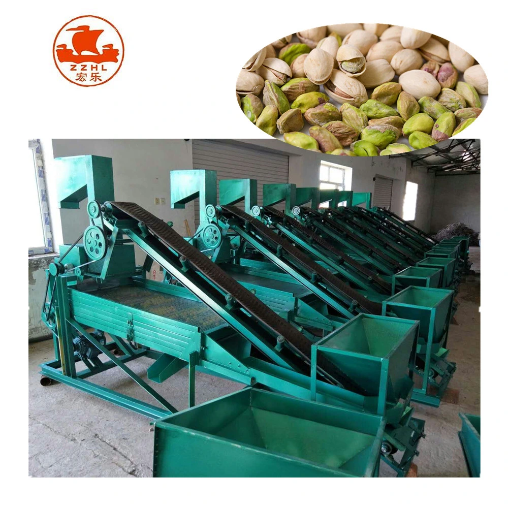 189 venta Pistachior Mejor Intérprete de la eliminación de las grietas de pino de procesamiento de la tuerca bombardeo pistacho Huller máquina