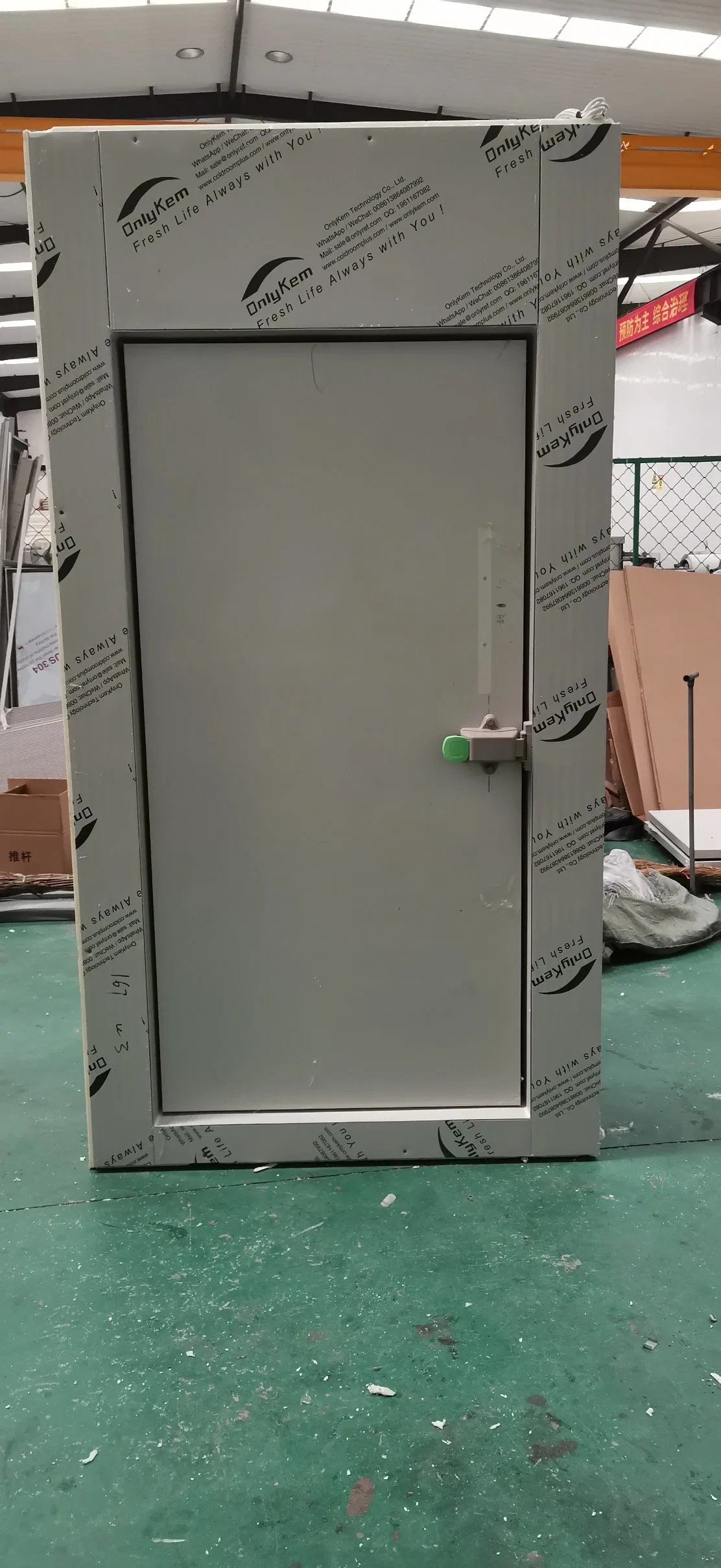 100mm/150mm de un cuarto frío/ caminar en la sala fría sustituye la puerta con marco de aluminio