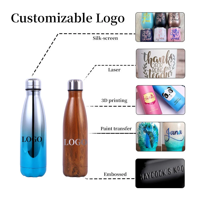 Hot Selling Glitter Stainless Steel Insulated Sport Water Bottle Vacuum Flask