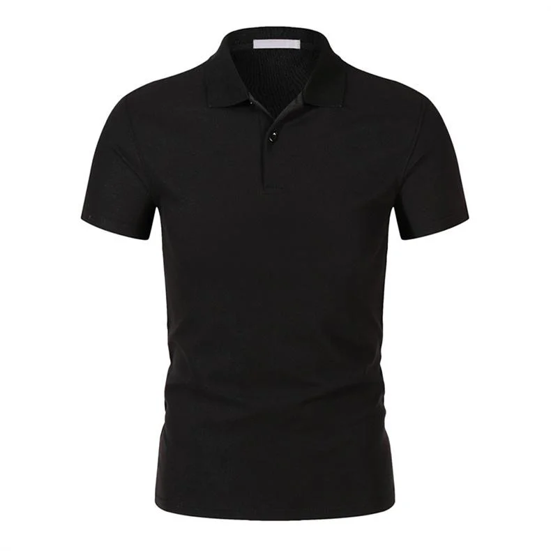 Private Logo Polo Shirts for Men Quick-Dry Athletic Golf Polo Casual Short Sleeve Moisture Wicking Shirts