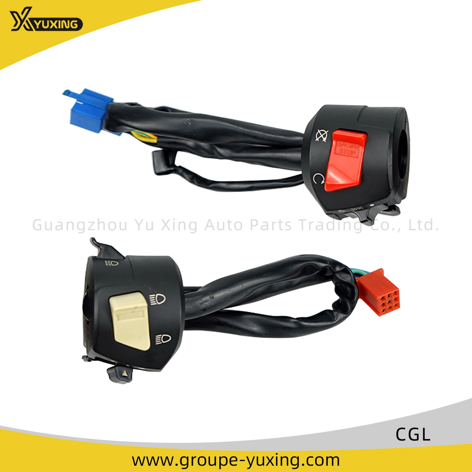 Motorcycle Body Parts Scooter Part Motorcycle Parts Handle Switch for 100cc/125cc/150cc/200cc/250cc Honda Bajaj Bm Tvs Zongshen Haojue Cg Gn Motorycle Parts