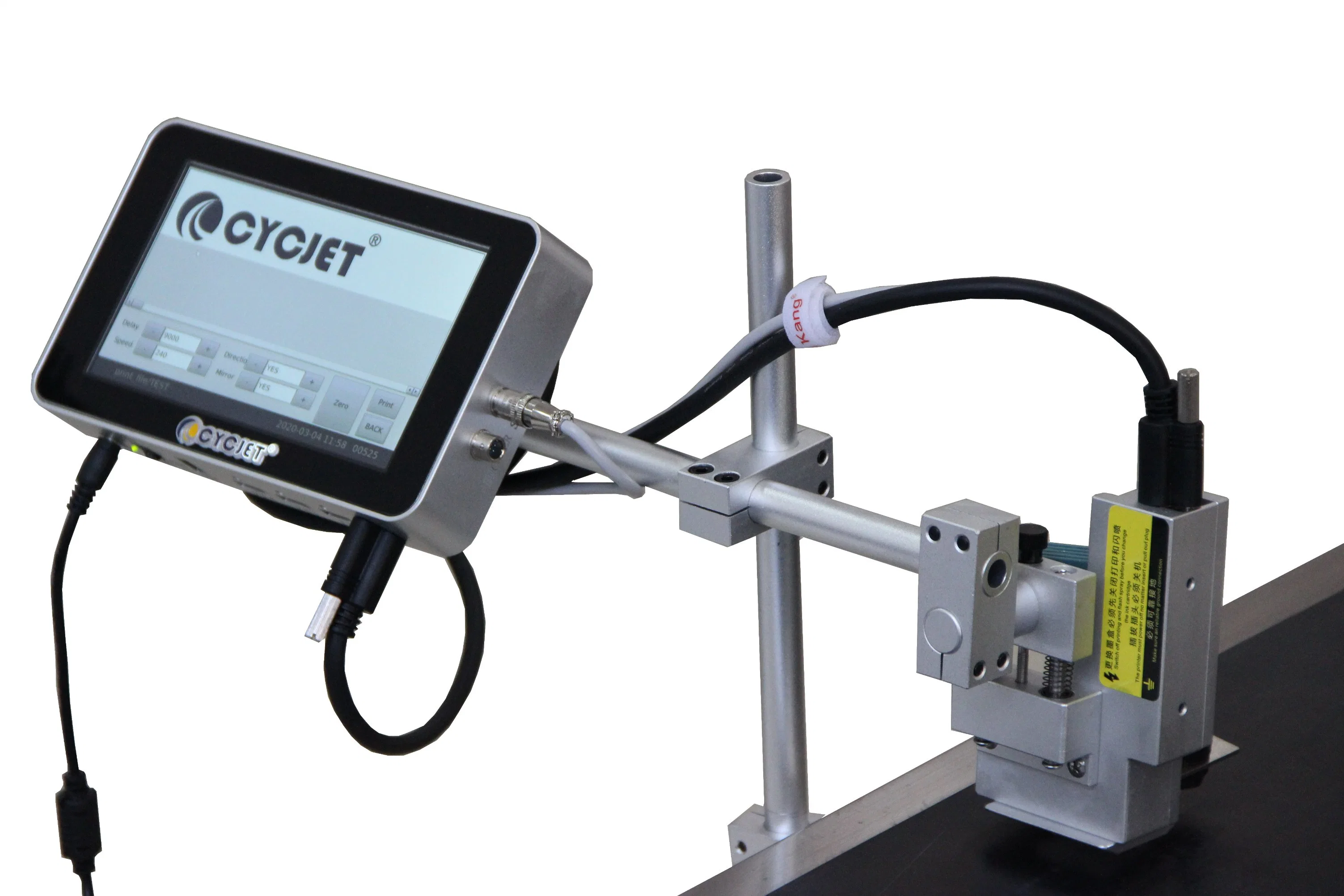 Codificação de jato de tinta com impressora digital Smart TJ Thermal Inkjet online Impressora de código de data de validade da máquina