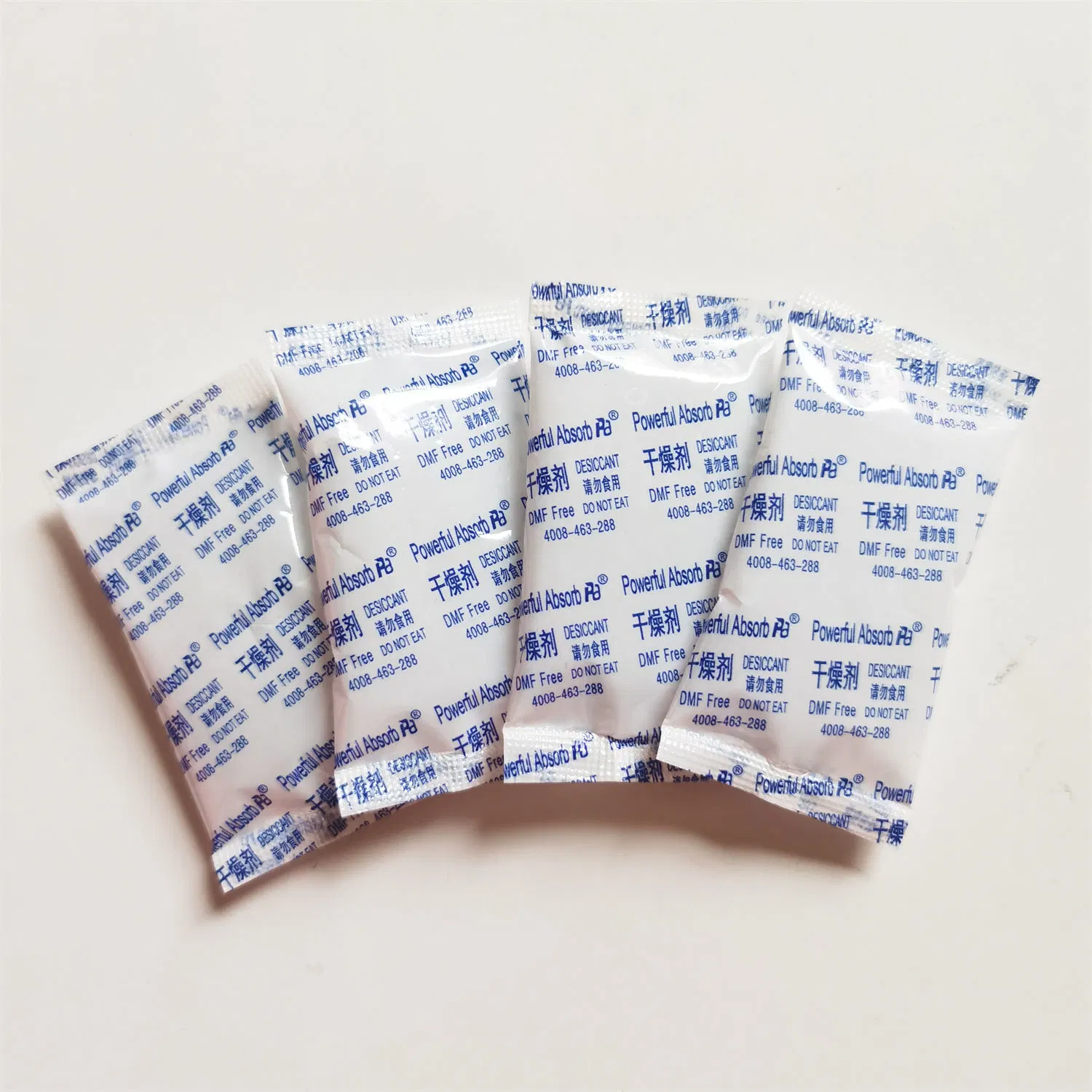 2g White Silica Gel in Plastic OPP Bag for Dried Food Storage