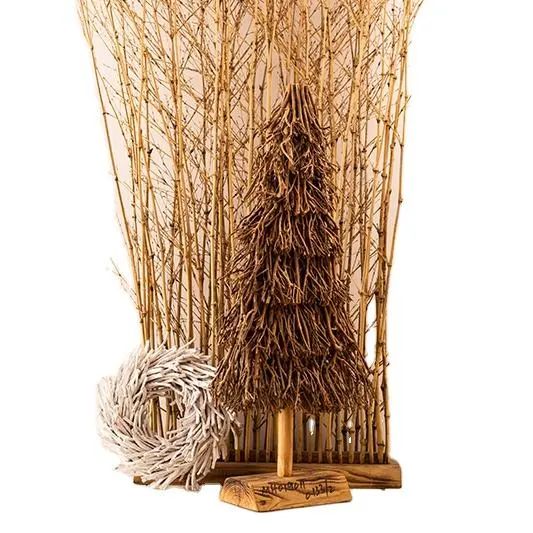 Factory Made Japanese Style Natural Bamboo Screen Wood Byobu for Home Decoration