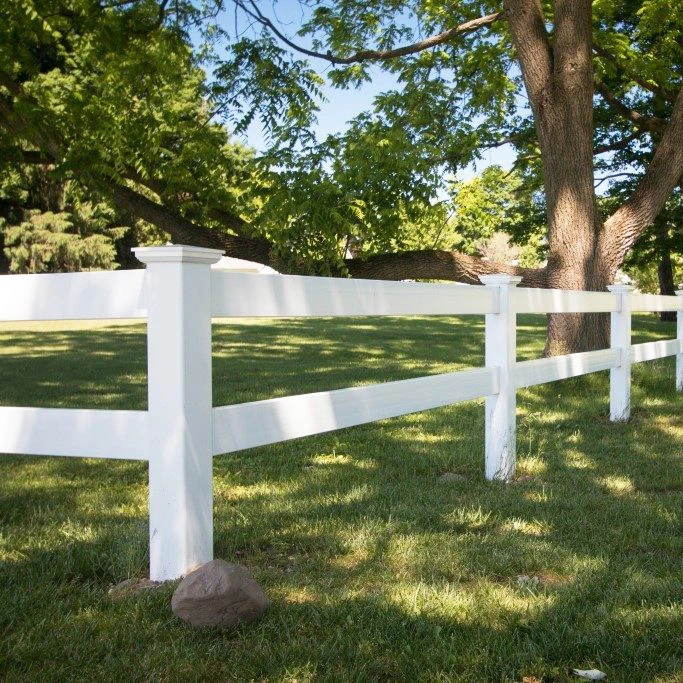 Prime Vinyl Fence Post Material, PVC Fence Profile, Plastic Fence Material