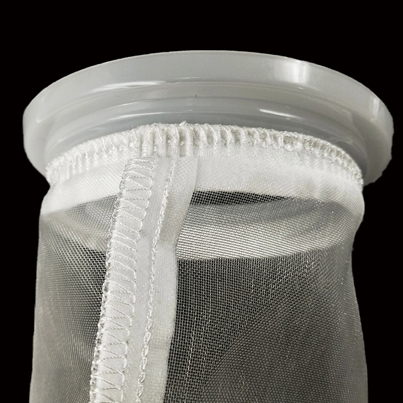 1 25 100 400 Sac de filtre en maille de nylon liquide Micron PP PE Chaussettes de filtre d'aquarium Sac de filtre industriel à eau