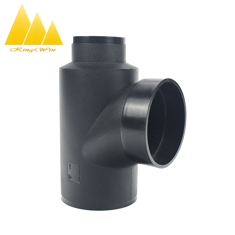 Butt Fusion HDPE Pipe Fitting SDR11 PE Tee Reducer for Water Supply