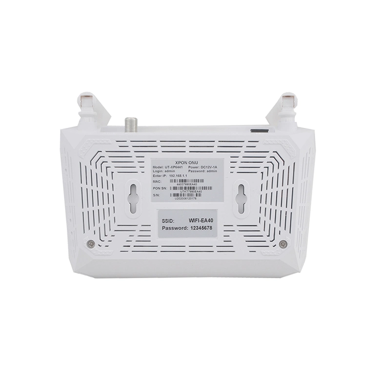 Ut-King Nueva marca de la ONU 1GE+3Fe+1 potes CATV Xpon ONU con router WiFi responsabilidad Xpon