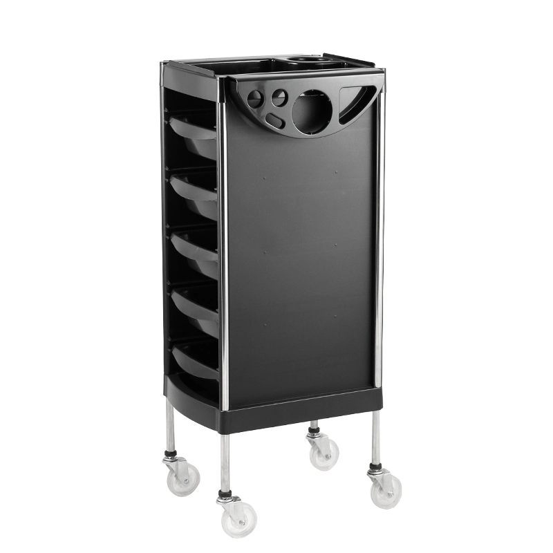 2022 Hot Sale Salon Trolley Cart with Wheels and Handle, 6 Drawer Rolling Cart