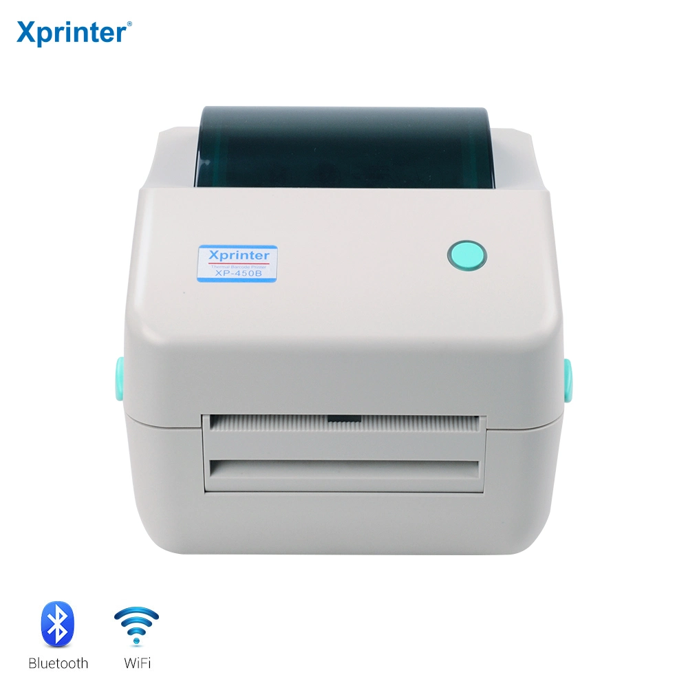 Impressora de etiquetas Xprinter XP-450B impressora de etiquetas Bluetooth de 4 polegadas para Impressão de códigos de barras