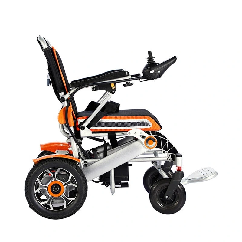 Cadeira de rodas com rebatimento automático e revestimento elétrico KSM-605 Plus para pessoas com mobilidade condicionada Suprimentos para terapia de Reabilitação da cadeira de rodas dobrável