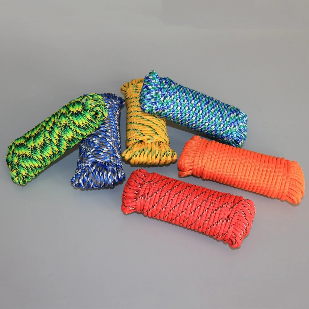 Packaging 4mm Colorful Paracord Braided&#160; Polypropylene&#160; Rope&#160;