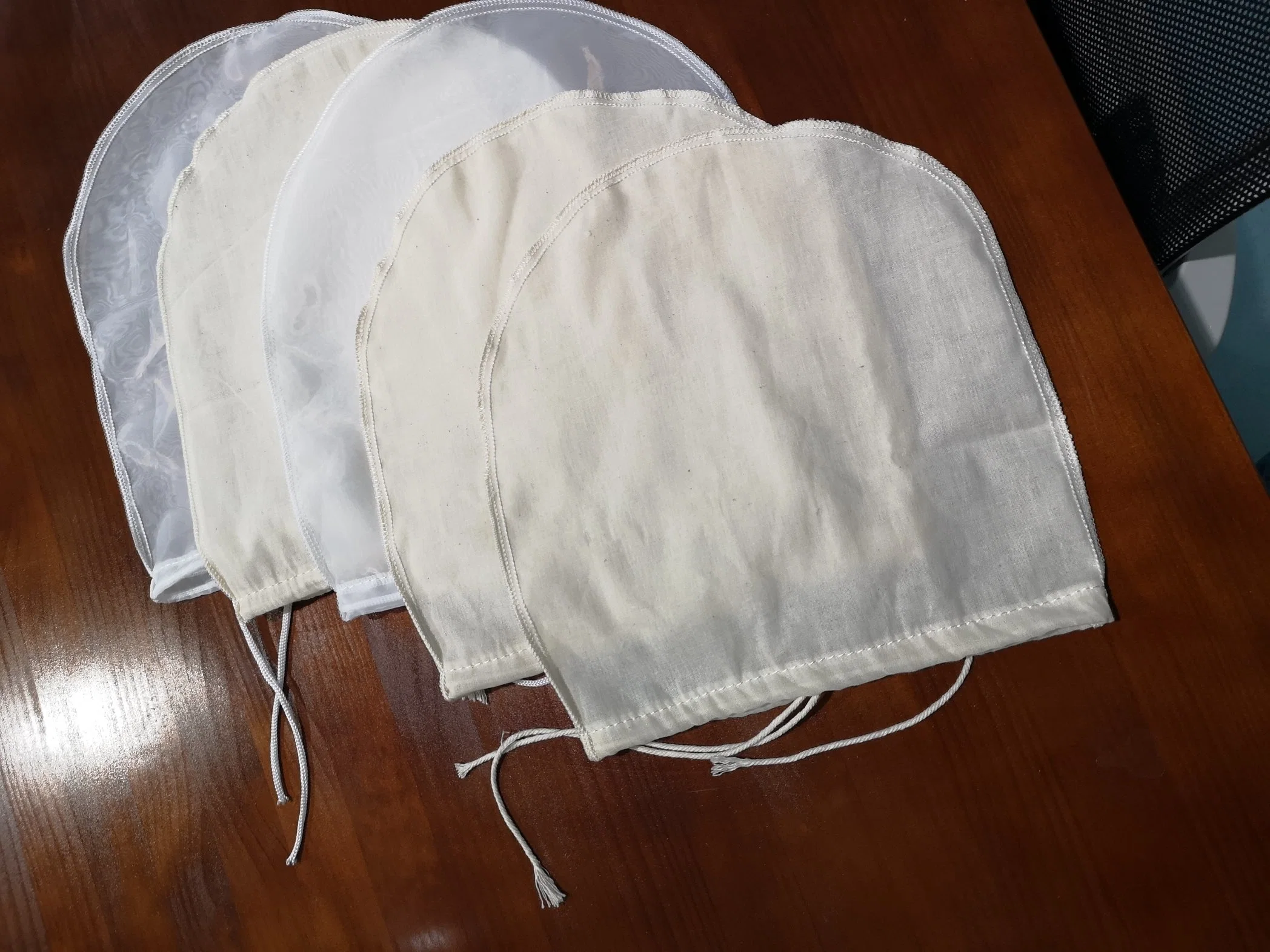 Organic Cotton Filter Bag Nut Milk Juice Bag