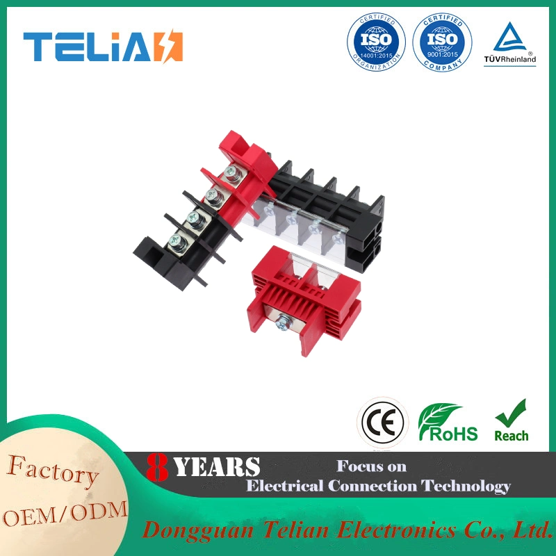 Terminal Block Feed Throught Terminal Blocks High Current Barrier Screw Terminal 75A