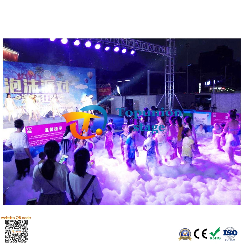 Swimming Pool Amusement Park Party Stage Spray Automatic Foam Bubble Machine